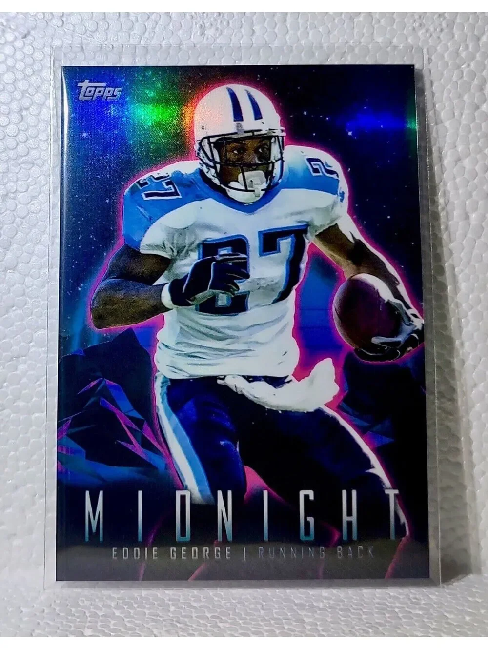Eddie George 2023 Topps Midnight NFL #350 Football Card Tennessee Titans